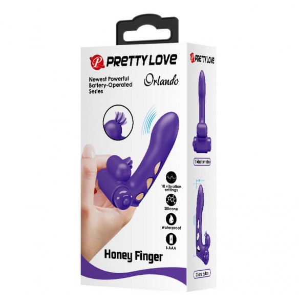 PRETTY LOVE - Orlando Finger Vibrator (Purple) PRETTY LOVE - Orlando Finger Vibrator (Purple)